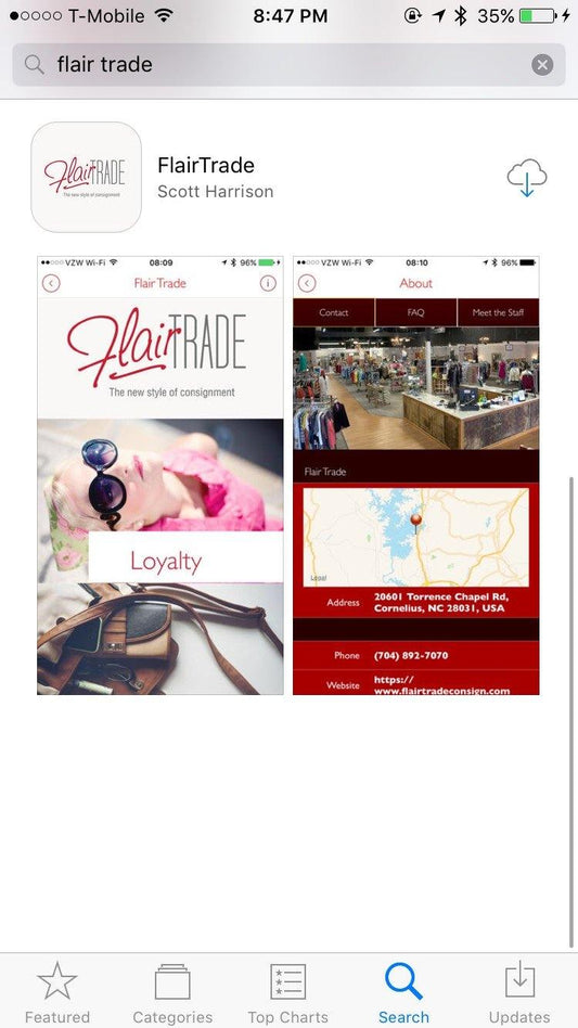 Guide to the FlairTrade App - FlairTRADE Consign